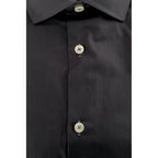 Baldinini Trend Gray Cotton Men Shirt - Zeiniez