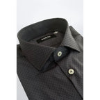 Baldinini Trend Gray Cotton Men Shirt - Zeiniez
