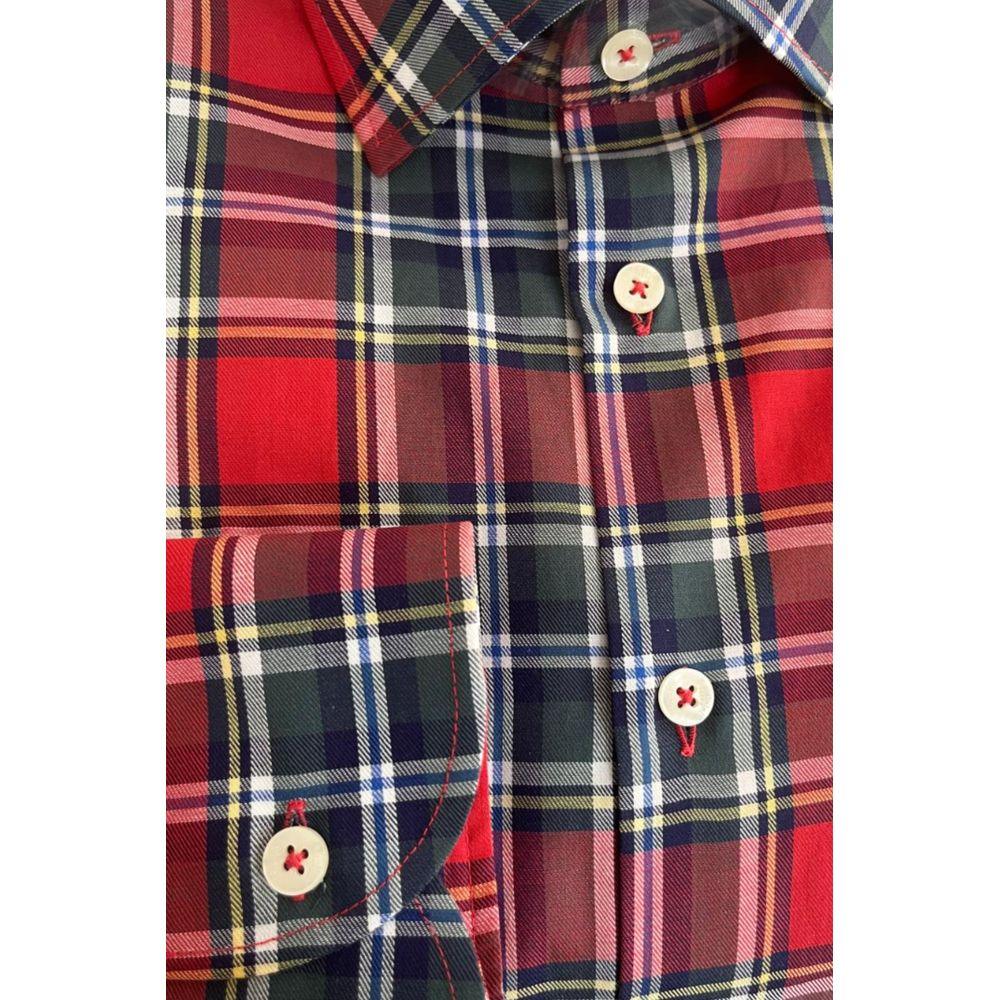 Baldinini Trend Multicolor Cotton Men Shirt - Zeiniez