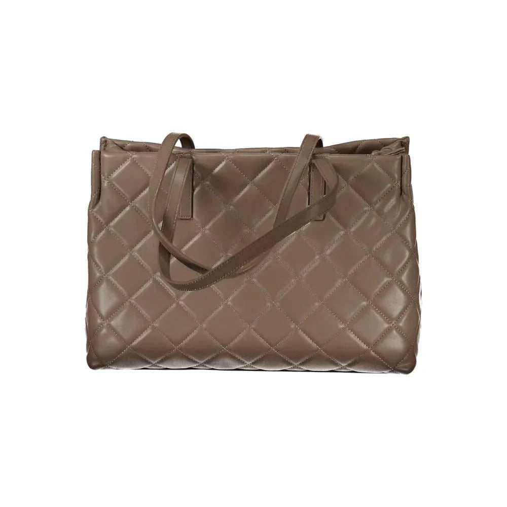 Mario Valentino Marrone Poliuretano Woman Shoulder Bag - Zeiniez