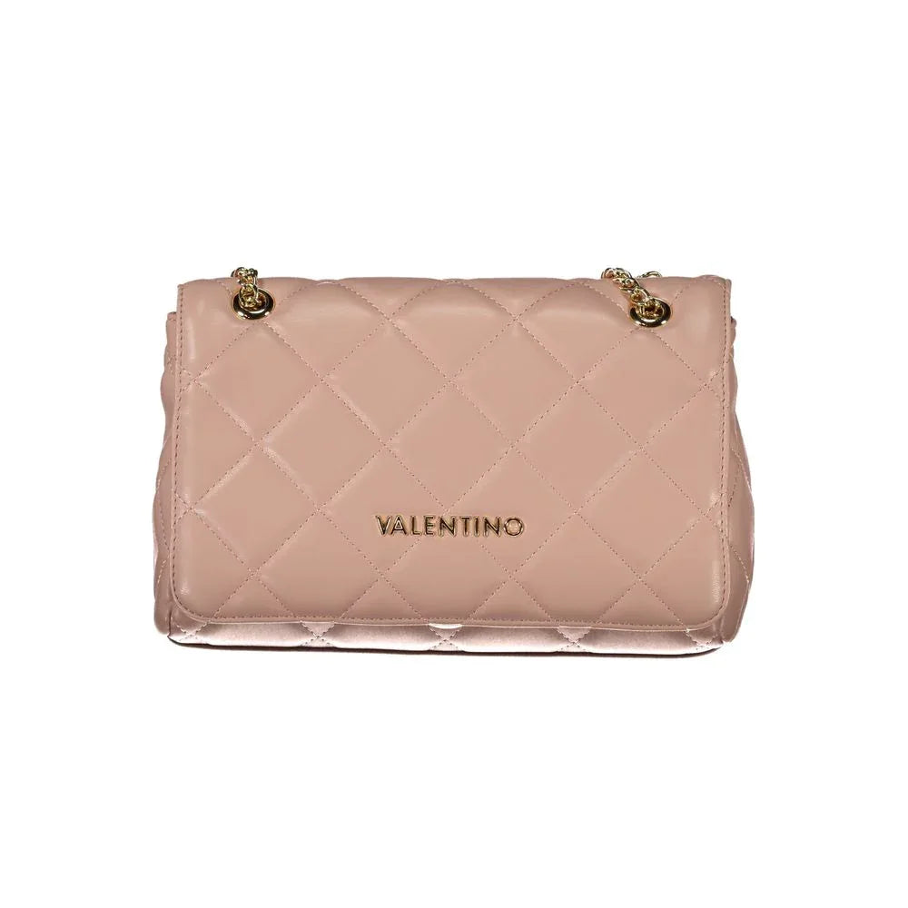 Mario Valentino Rosa Polyurethane Women Shoulder Bag - Zeiniez