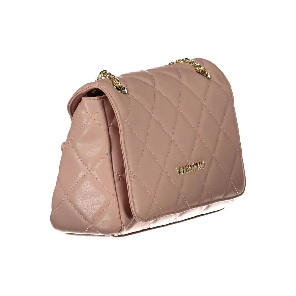 Mario Valentino Rosa Polyurethane Women Shoulder Bag - Zeiniez