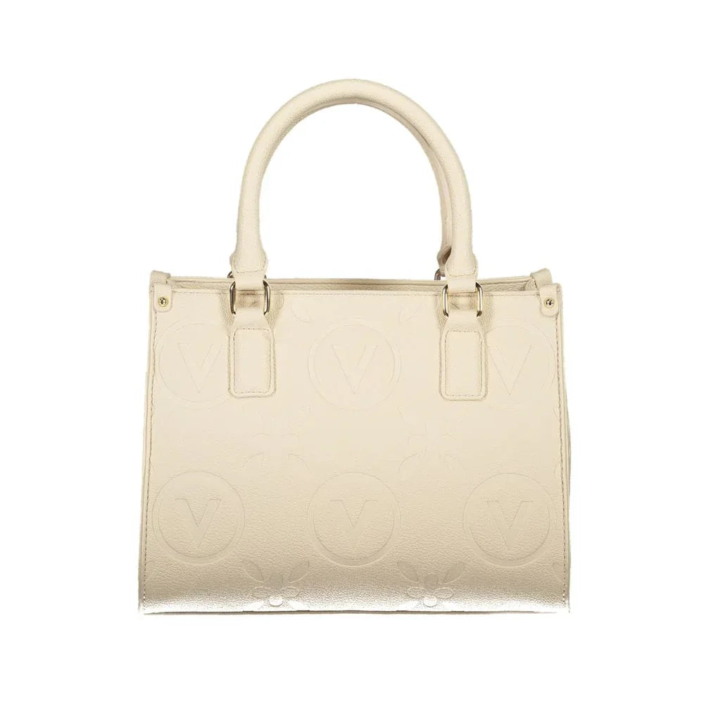 Mario Valentino Beige Polyurethane Women Handbag - Zeiniez