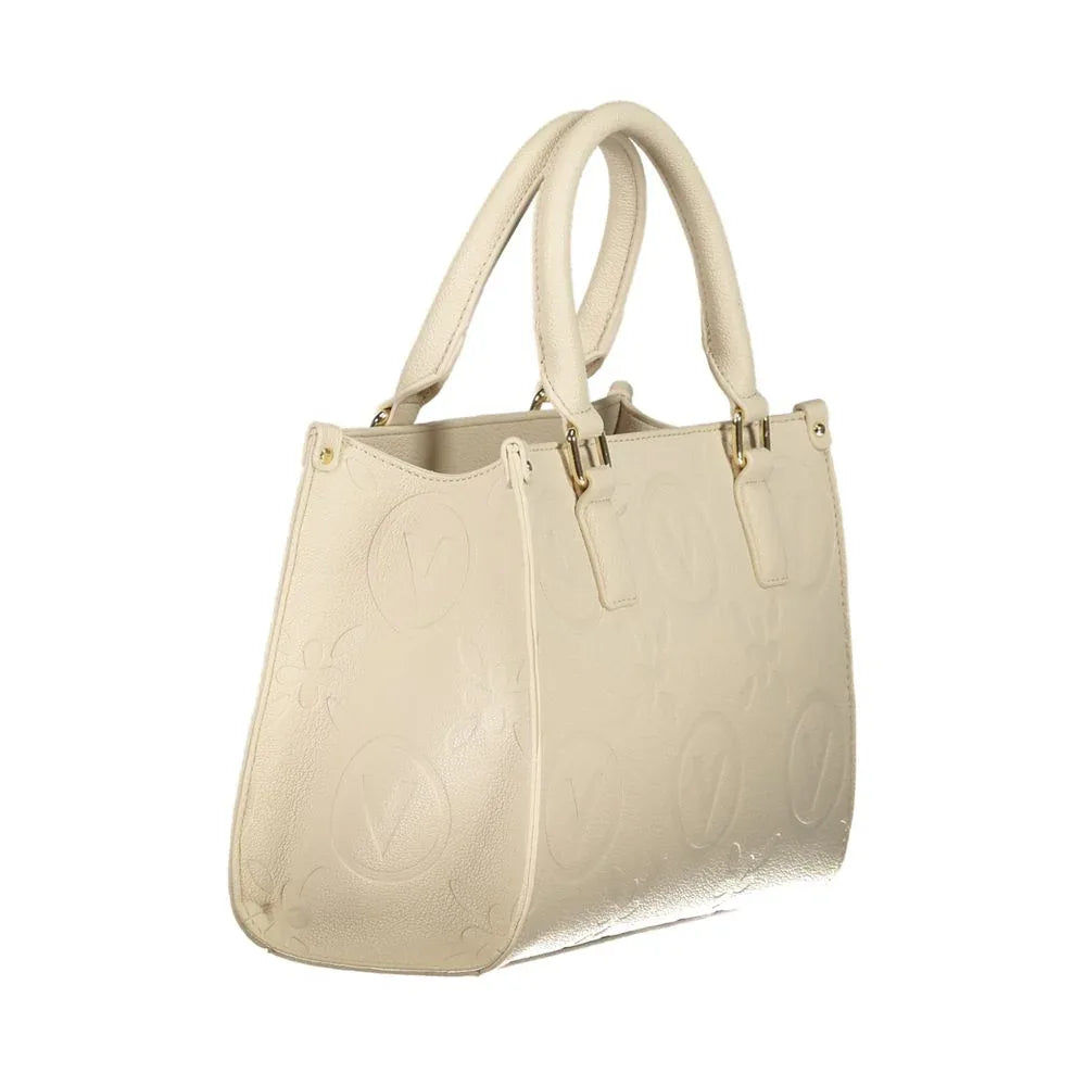 Mario Valentino Beige Polyurethane Women Handbag - Zeiniez