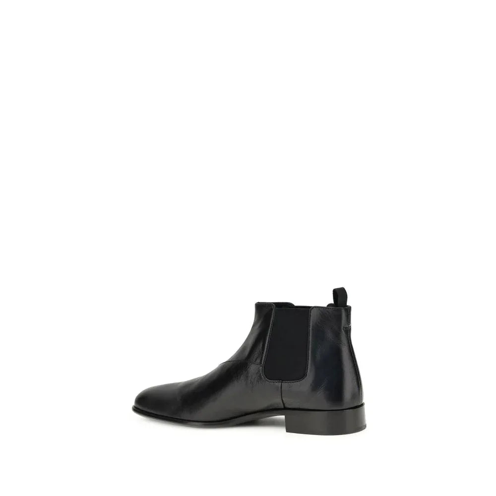 Prada Black Goatskin Ankle Boots - Zeiniez
