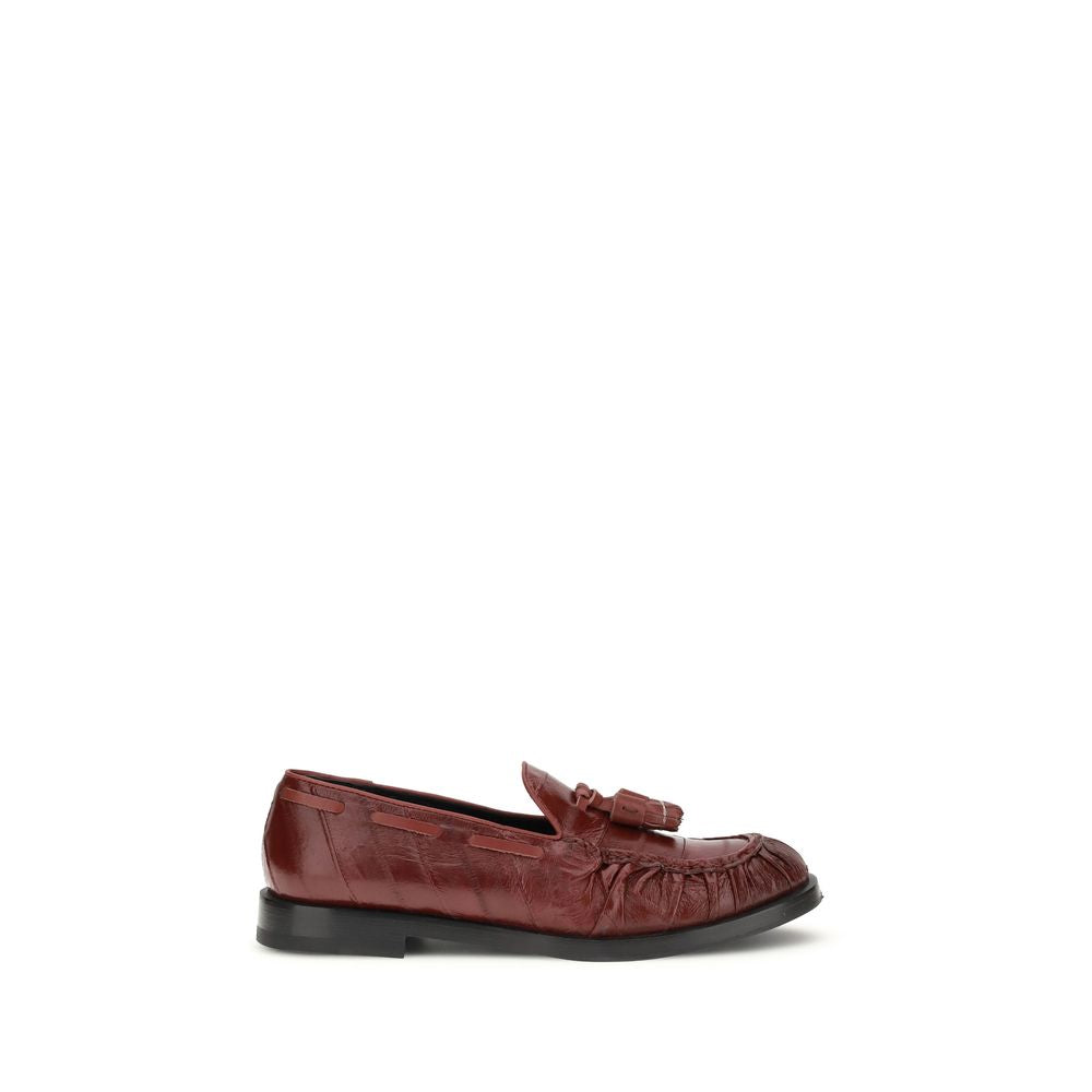 Fratelli Rossetti Bordeaux Rubber Slip-On Loafers - Zeiniez