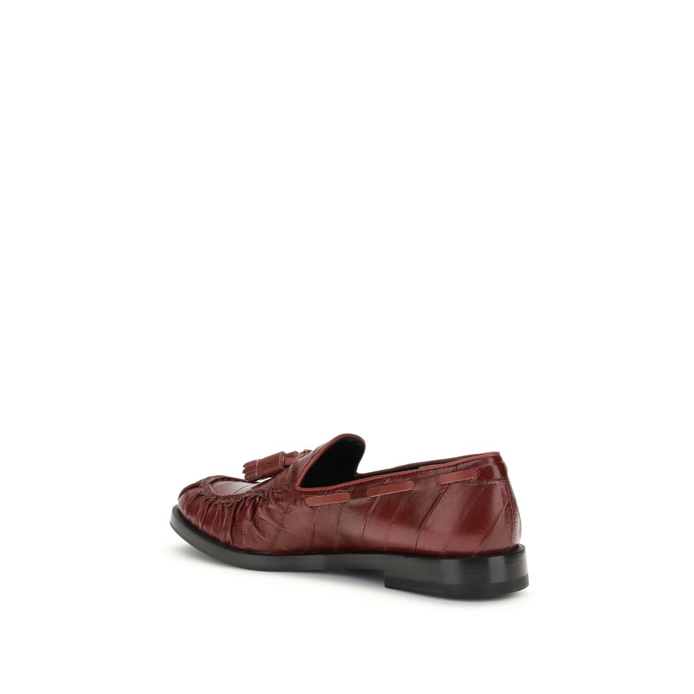 Fratelli Rossetti Bordeaux Rubber Slip-On Loafers - Zeiniez