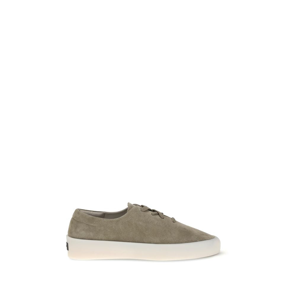 Fear Of God Beige Leather Low Top Sneakers - Zeiniez