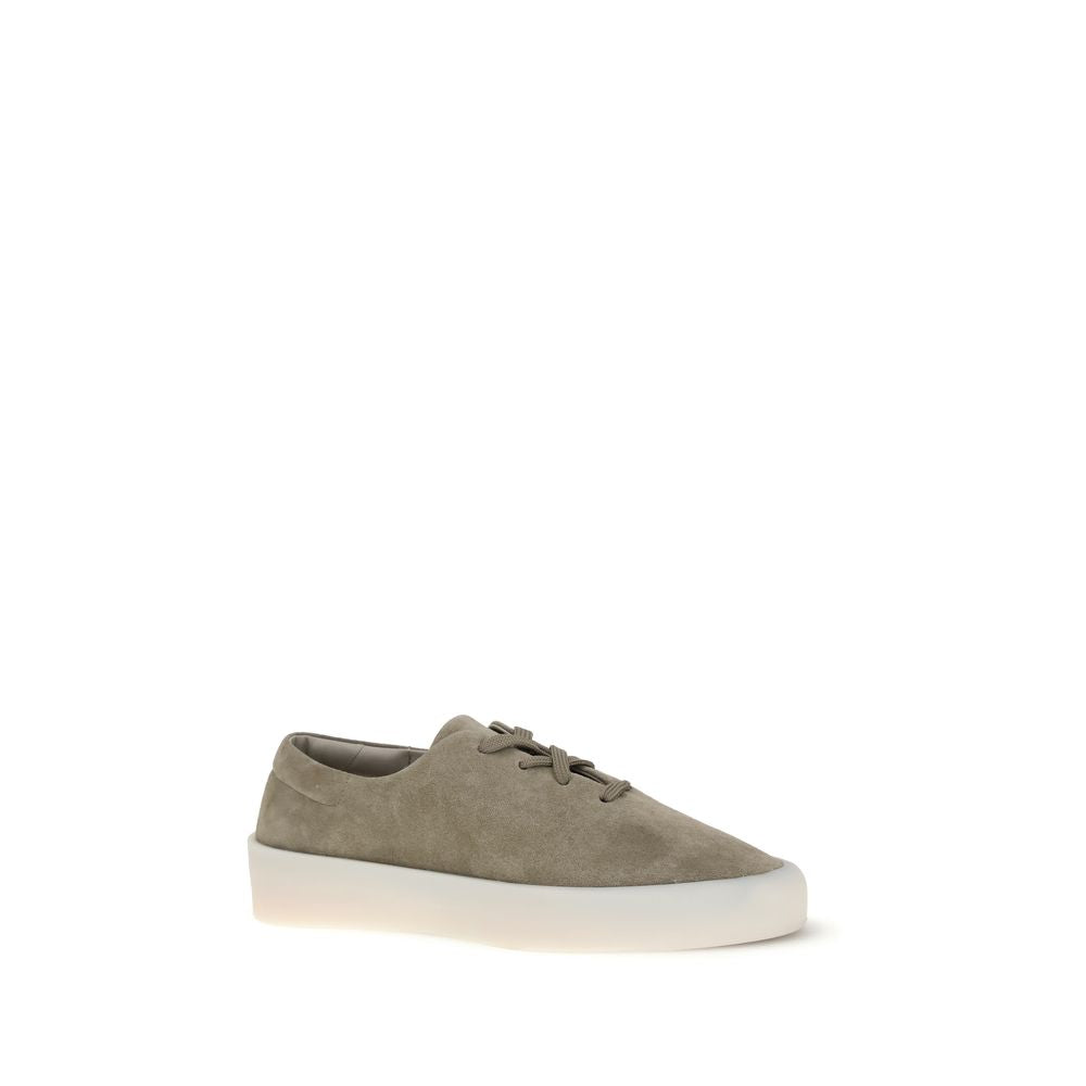 Fear Of God Beige Leather Low Top Sneakers - Zeiniez