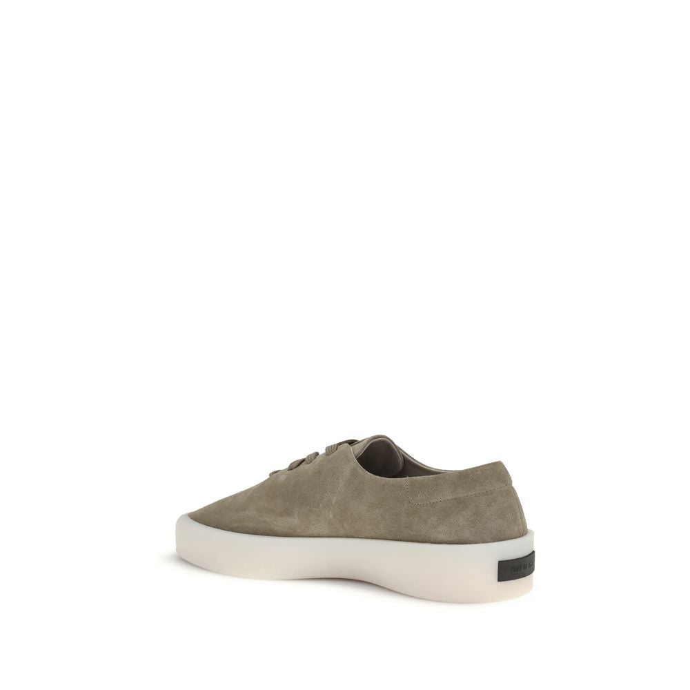 Fear Of God Beige Leather Low Top Sneakers - Zeiniez