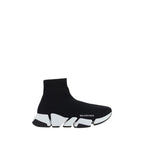 Balenciaga Black Polyester Athletic Sneakers - Zeiniez