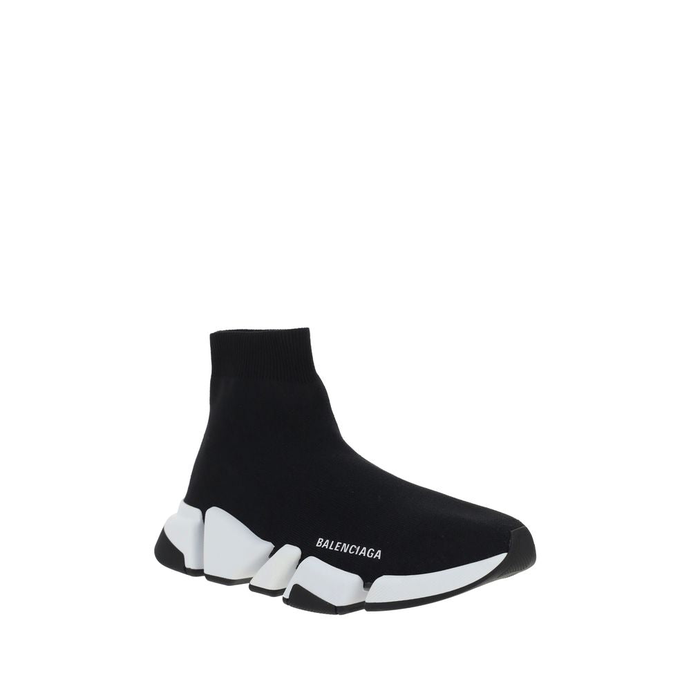 Balenciaga Black Polyester Athletic Sneakers - Zeiniez