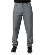 Master Coat Gray Cotton Regular Fit Men Denim Trouser Jeans - Zeiniez