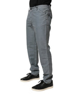 Master Coat Gray Cotton Regular Fit Men Denim Trouser Jeans - Zeiniez