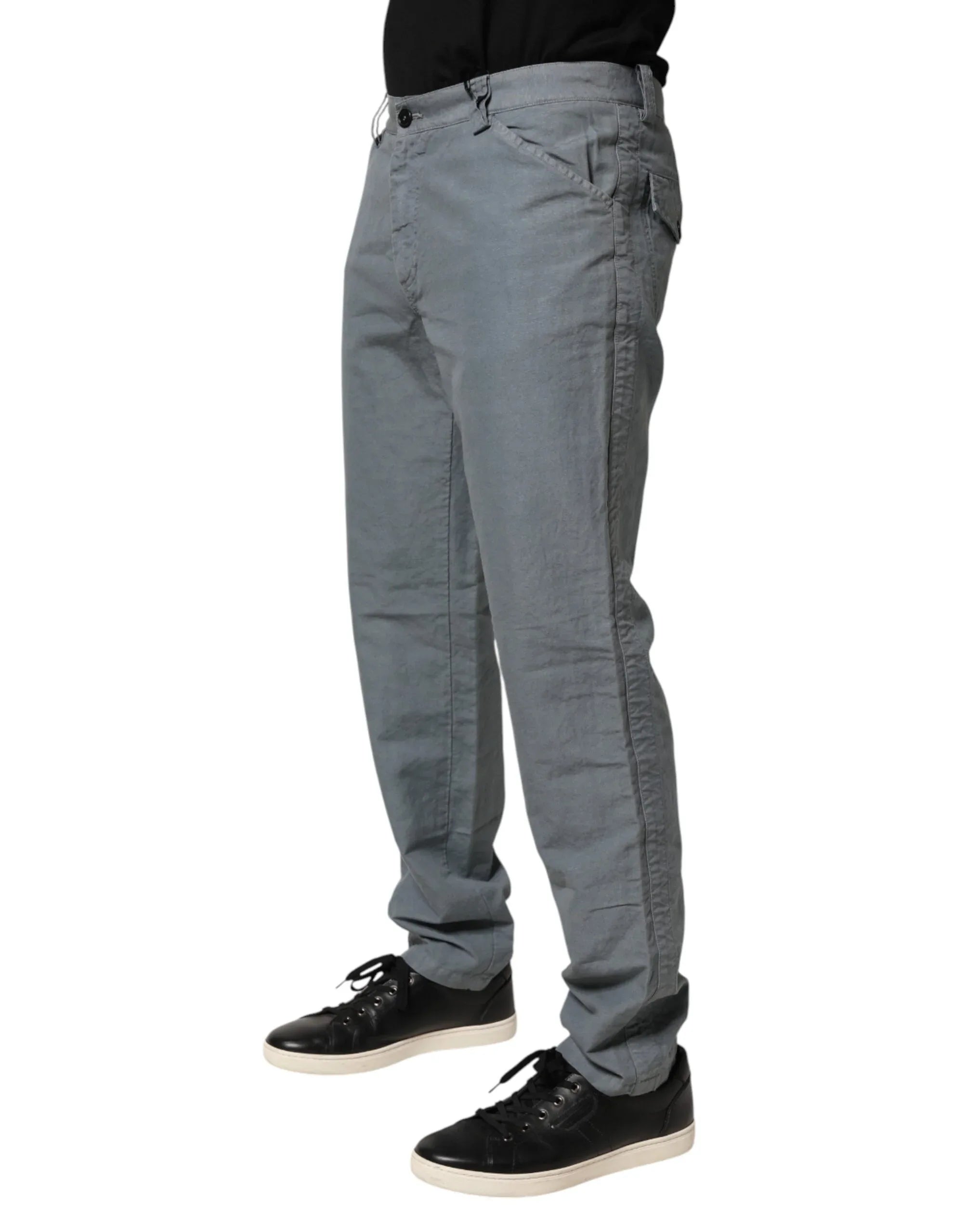 Master Coat Gray Cotton Regular Fit Men Denim Trouser Jeans - Zeiniez