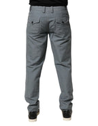 Master Coat Gray Cotton Regular Fit Men Denim Trouser Jeans - Zeiniez