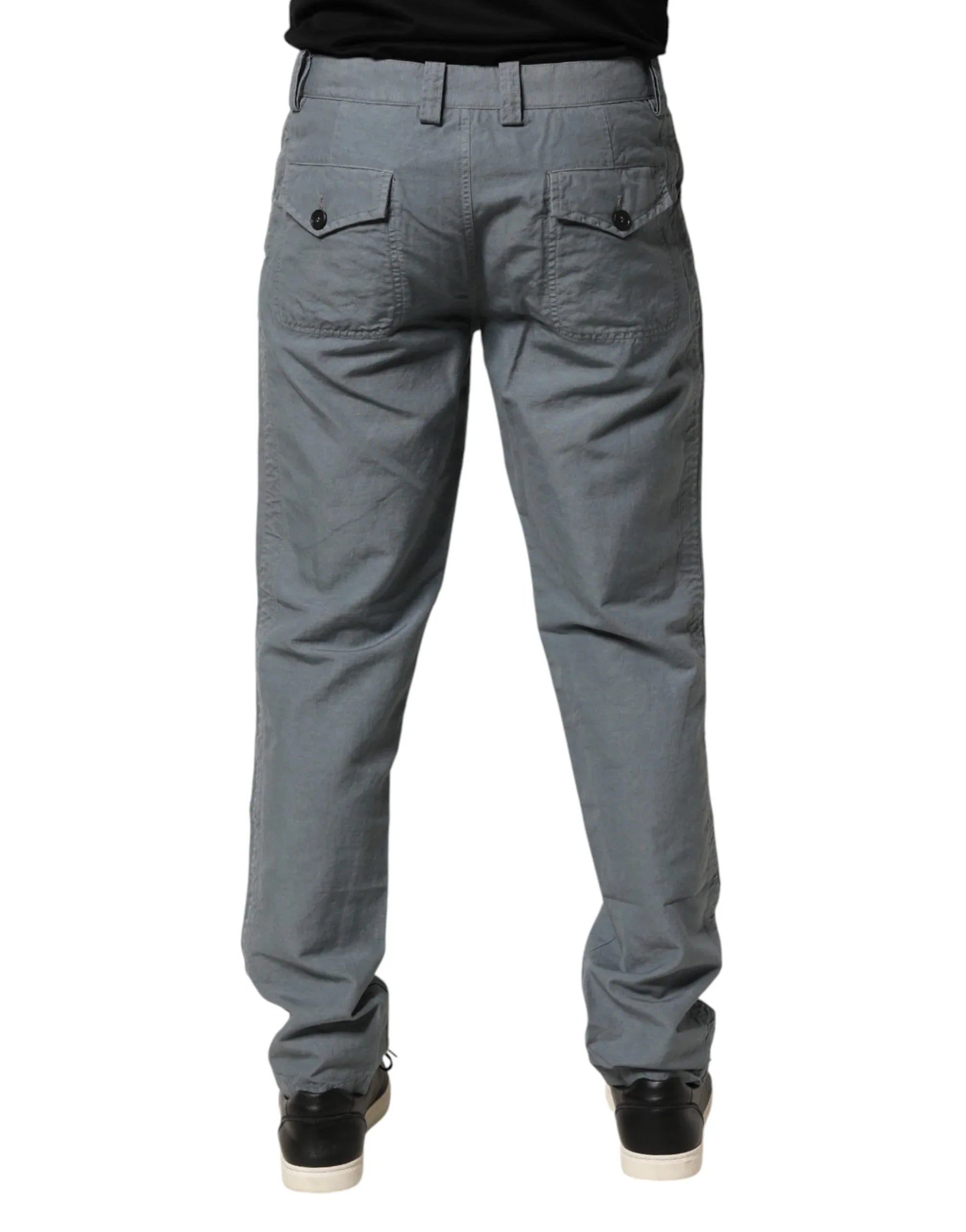 Master Coat Gray Cotton Regular Fit Men Denim Trouser Jeans - Zeiniez