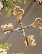 Dolce & Gabbana Enchanted Sicily Silk Crewneck Blouse Sweater - Zeiniez