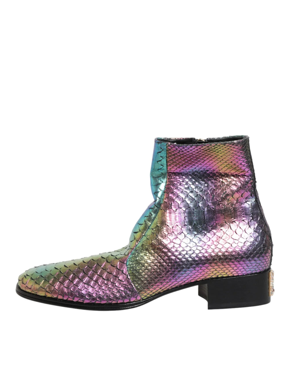 Dolce & Gabbana Multicolor Chelsea Short Ankle Boots Shoes - Zeiniez