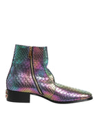 Dolce & Gabbana Multicolor Chelsea Short Ankle Boots Shoes - Zeiniez