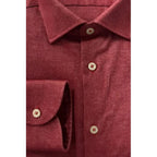 Baldinini Trend Red Cotton Men's Shirt - Zeiniez