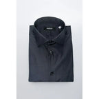 Baldinini Trend Black Cotton Men Shirt - Zeiniez