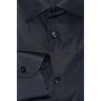 Baldinini Trend Black Cotton Men Shirt - Zeiniez
