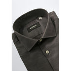 Baldinini Trend Gray Cotton Men Shirt - Zeiniez