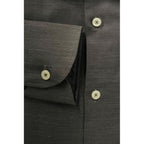 Baldinini Trend Gray Cotton Men Shirt - Zeiniez