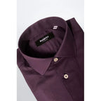 Baldinini Trend Purple Cotton Men Shirt - Zeiniez