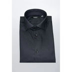 Baldinini Trend Black Cotton Men Shirt - Zeiniez