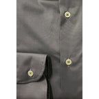 Baldinini Trend Gray Cotton Men Shirt - Zeiniez