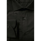 Baldinini Trend Black Cotton Men's Shirt - Zeiniez