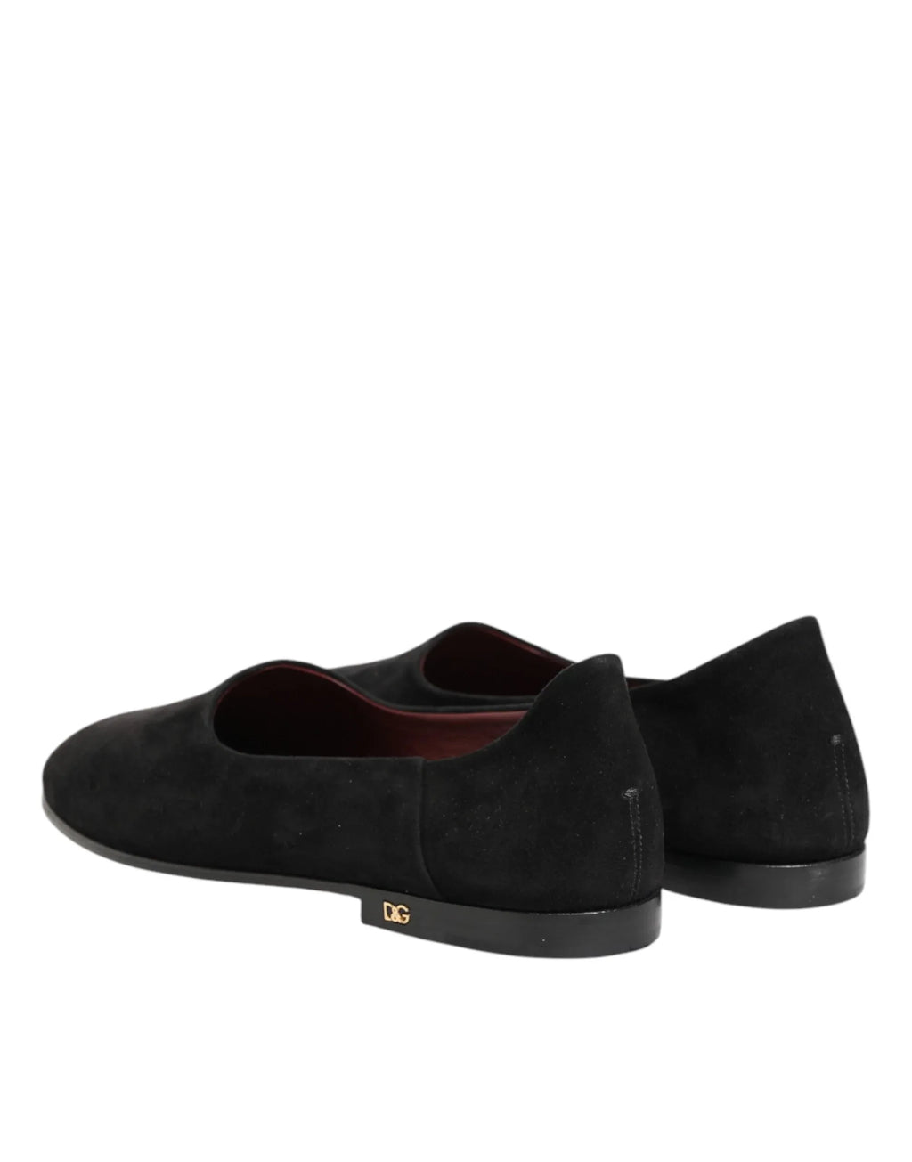 Dolce & Gabbana Black Leather Suede Slip On Loafers Dress Shoes - Zeiniez