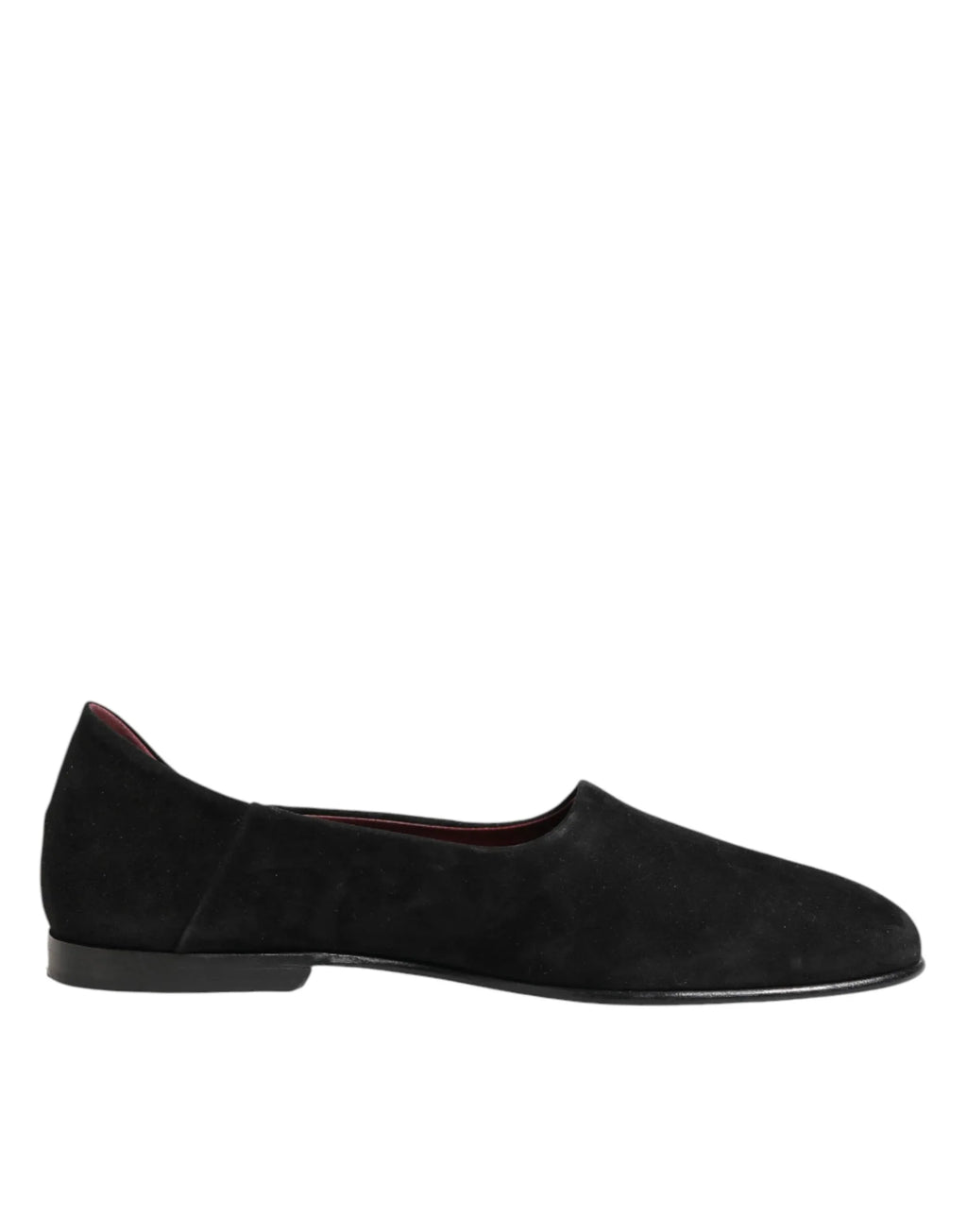 Dolce & Gabbana Black Leather Suede Slip On Loafers Dress Shoes - Zeiniez