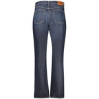 Calvin Klein Blue Cotton Women's High-Rise Jeans - Zeiniez