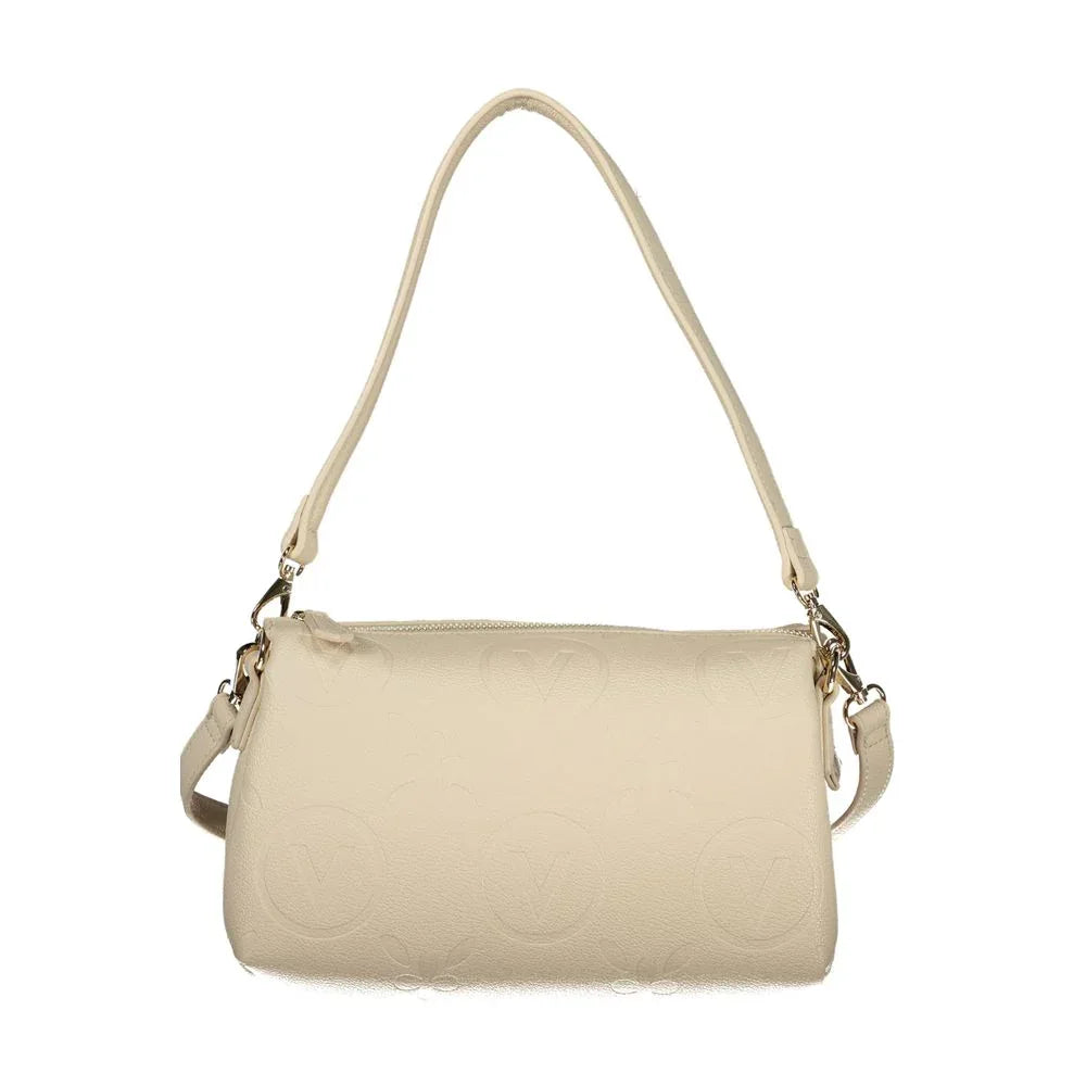 Mario Valentino Beige Polyurethane Women Shoulder Bag - Zeiniez