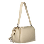 Mario Valentino Beige Polyurethane Women Shoulder Bag - Zeiniez
