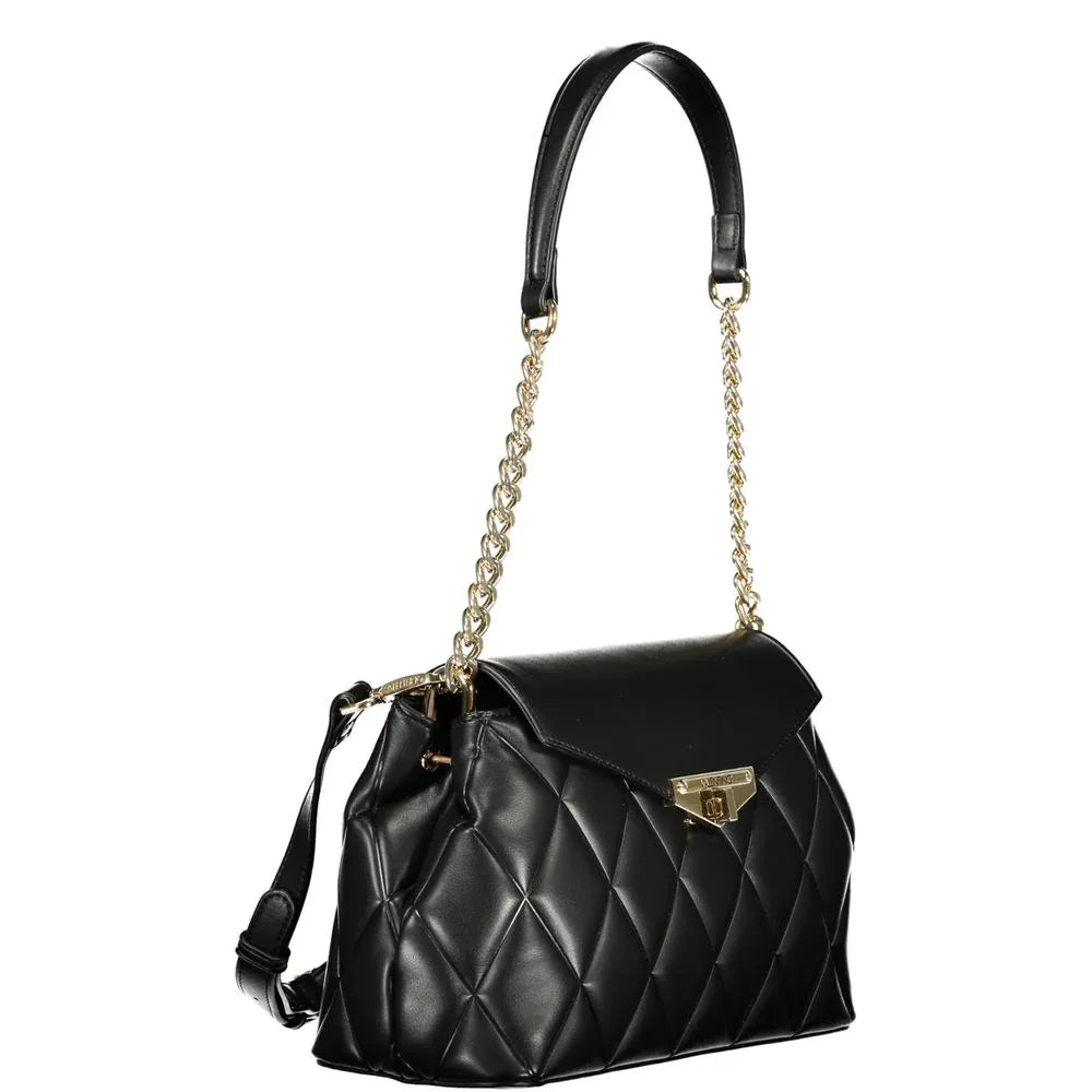 Mario Valentino Nero Polyurethane Women Shoulder Bag - Zeiniez