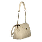 Mario Valentino Beige Polyurethane Women Shoulder Bag - Zeiniez