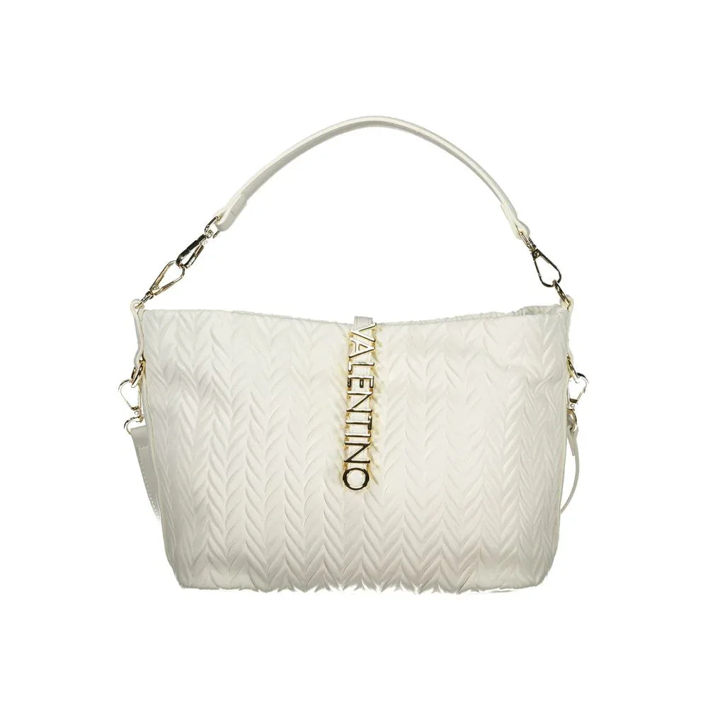 Mario Valentino Bianco Polyurethane Women Shoulder Bag - Zeiniez