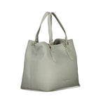 Mario Valentino Grigio Polyurethane Women Handbag - Zeiniez