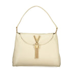 Mario Valentino Beige Polyurethane Women Shoulder Bag - Zeiniez