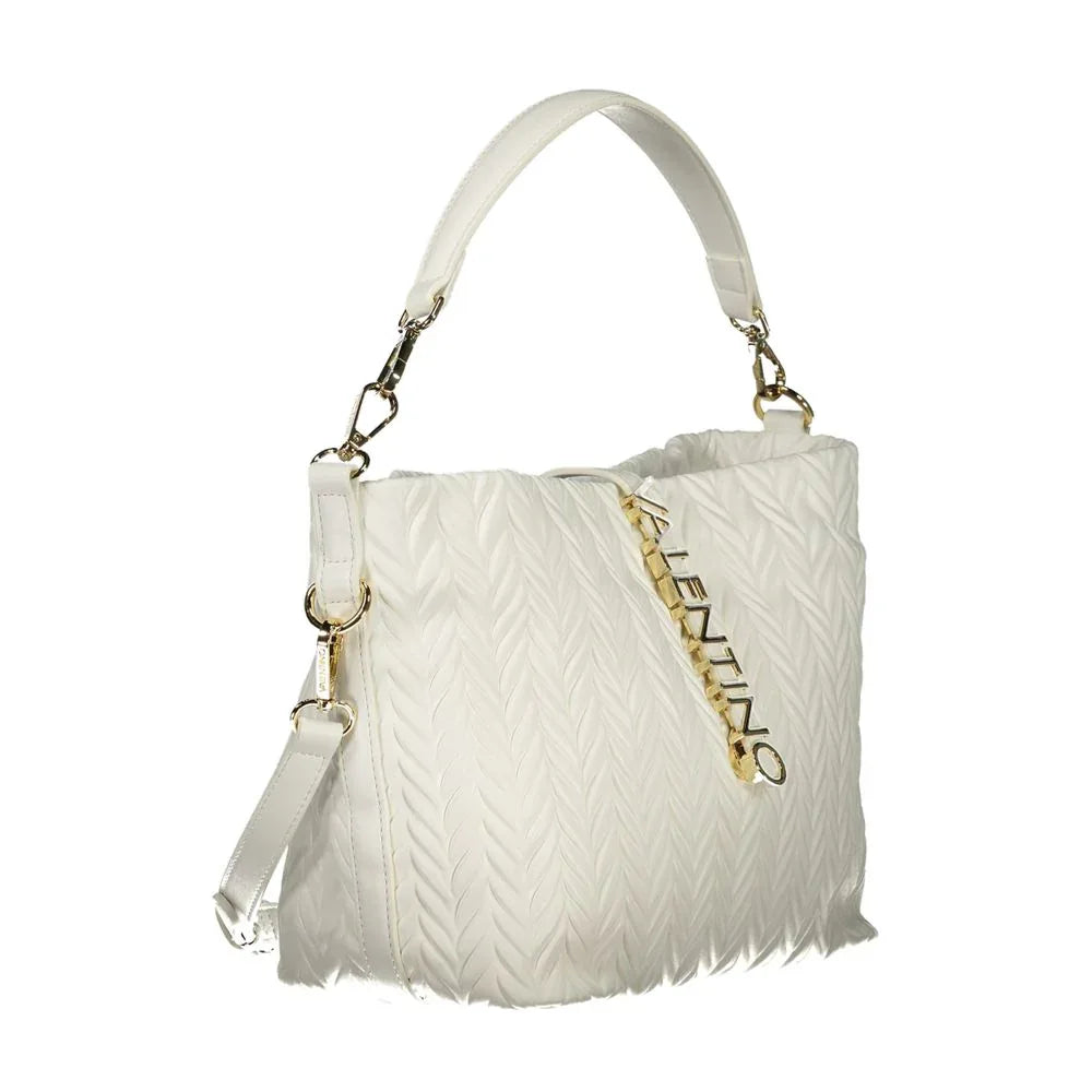 Mario Valentino Bianco Polyurethane Women Shoulder Bag - Zeiniez