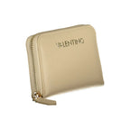 Mario Valentino Beige Polyurethane Women Wallet - Zeiniez