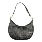 Mario Valentino Black Polyurethane Women's Shoulder Bag - Zeiniez