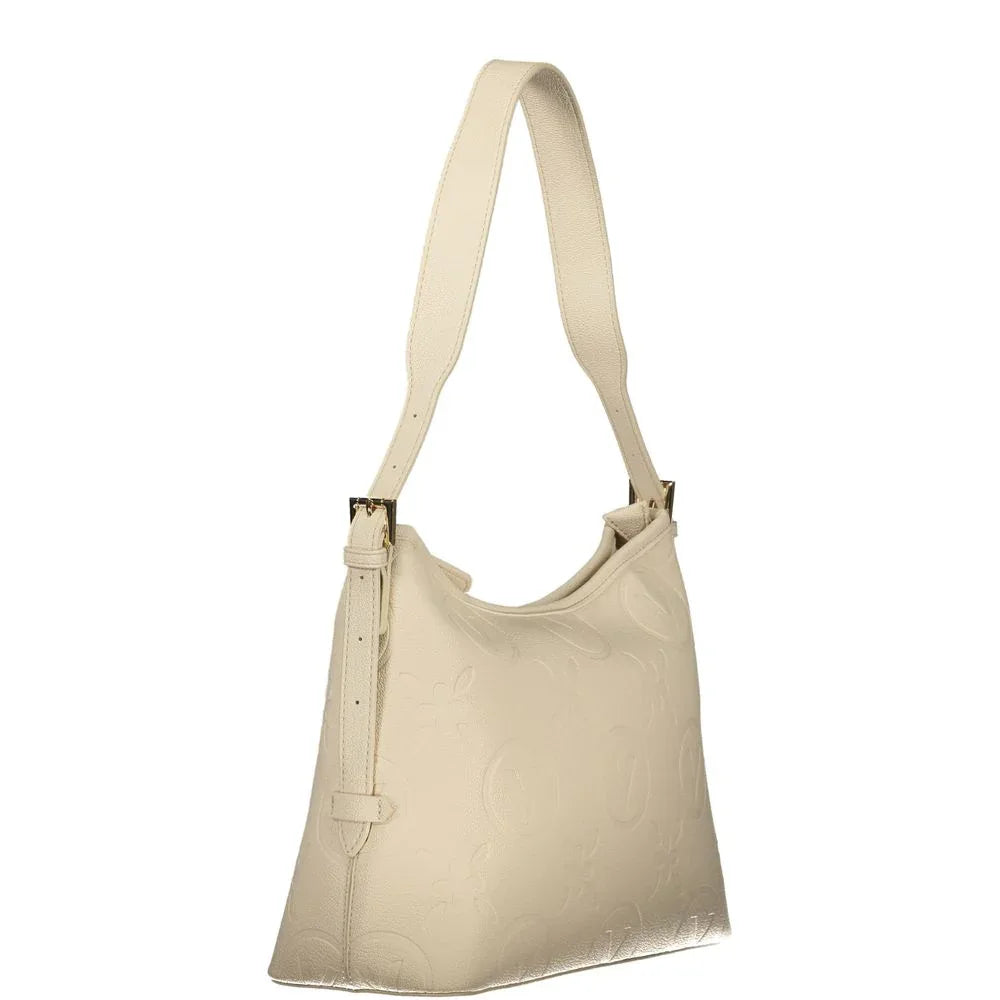 Mario Valentino Beige Polyurethane Women Handbag - Zeiniez
