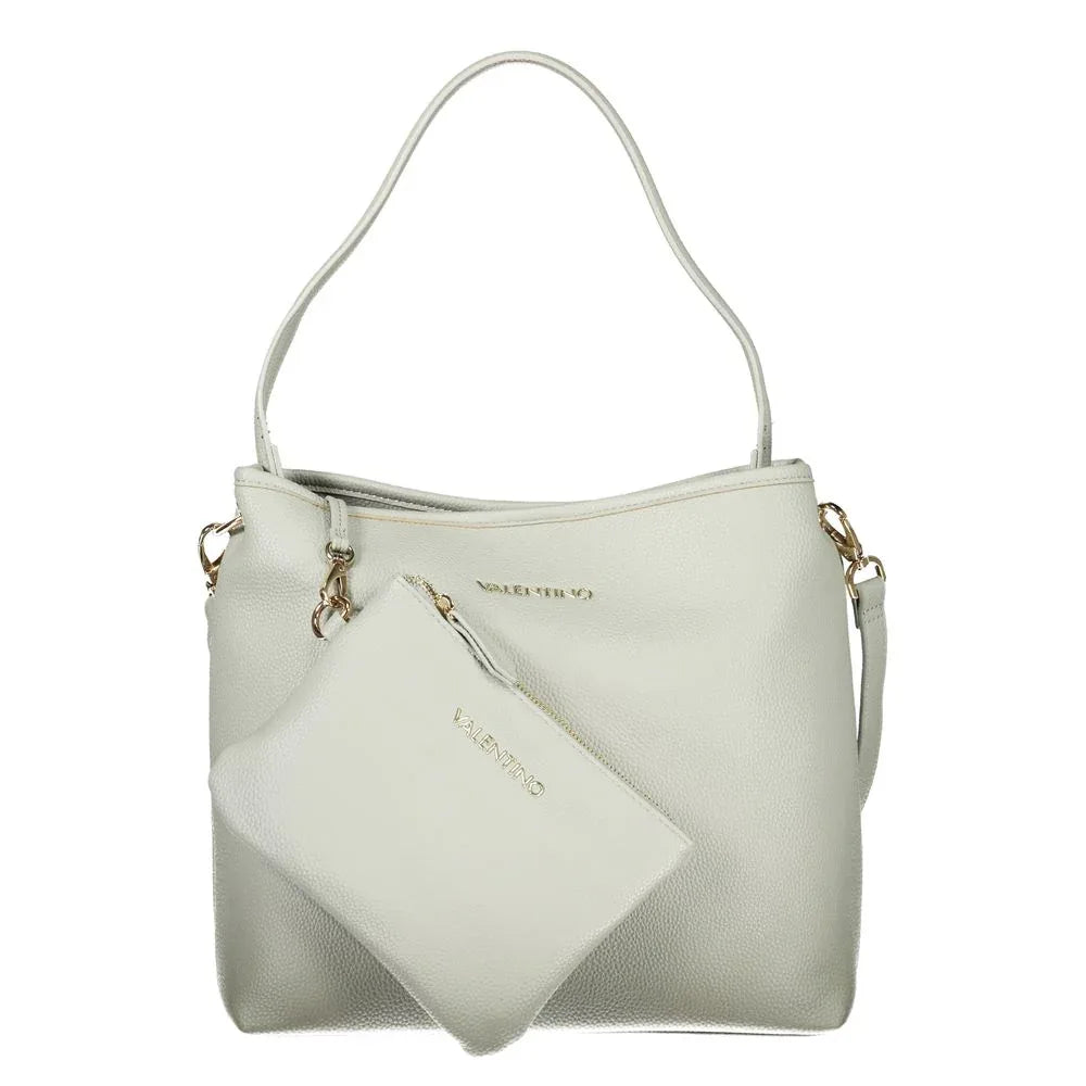 Mario Valentino Grigio Polyurethane Women Shoulder Bag - Zeiniez