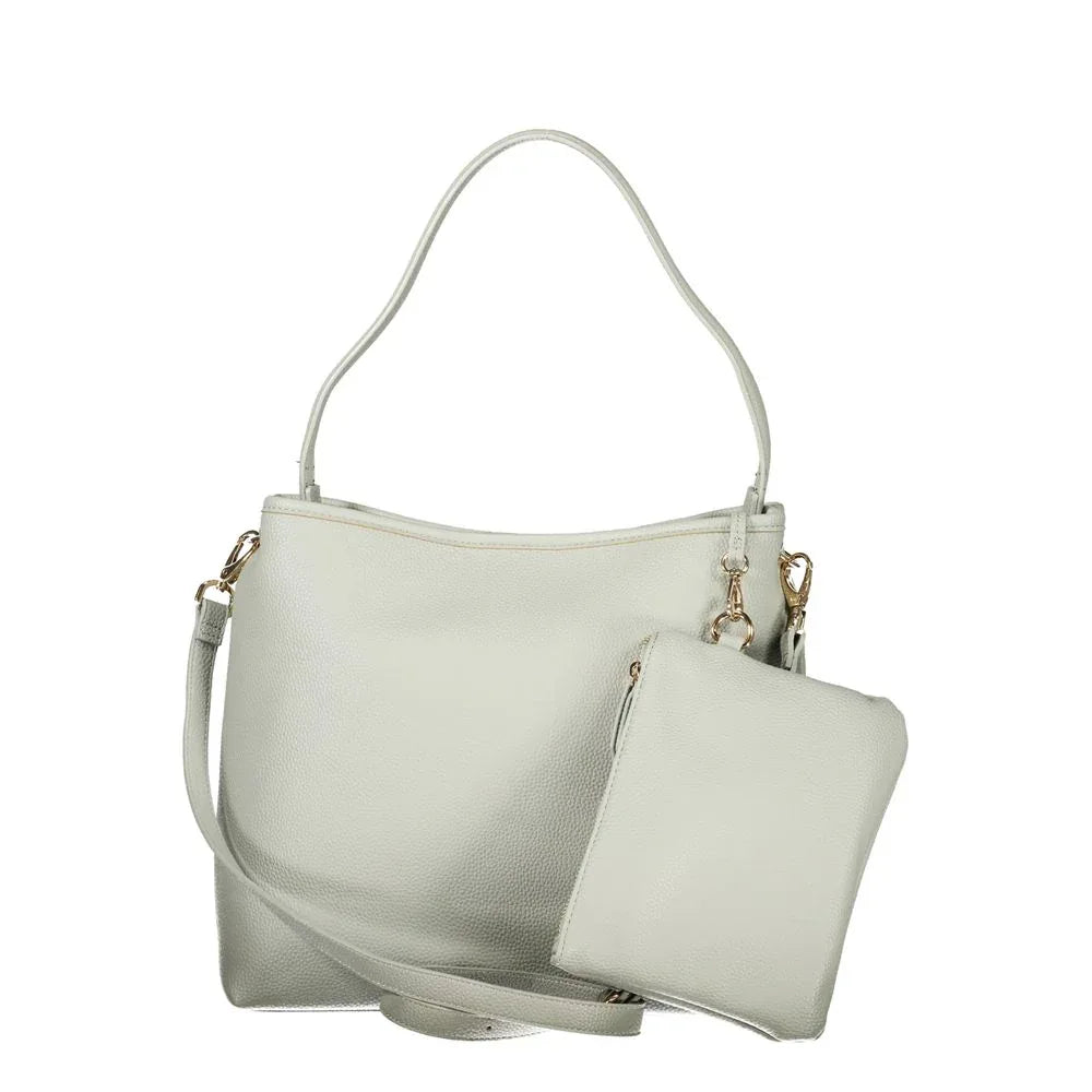 Mario Valentino Grigio Polyurethane Women Shoulder Bag - Zeiniez
