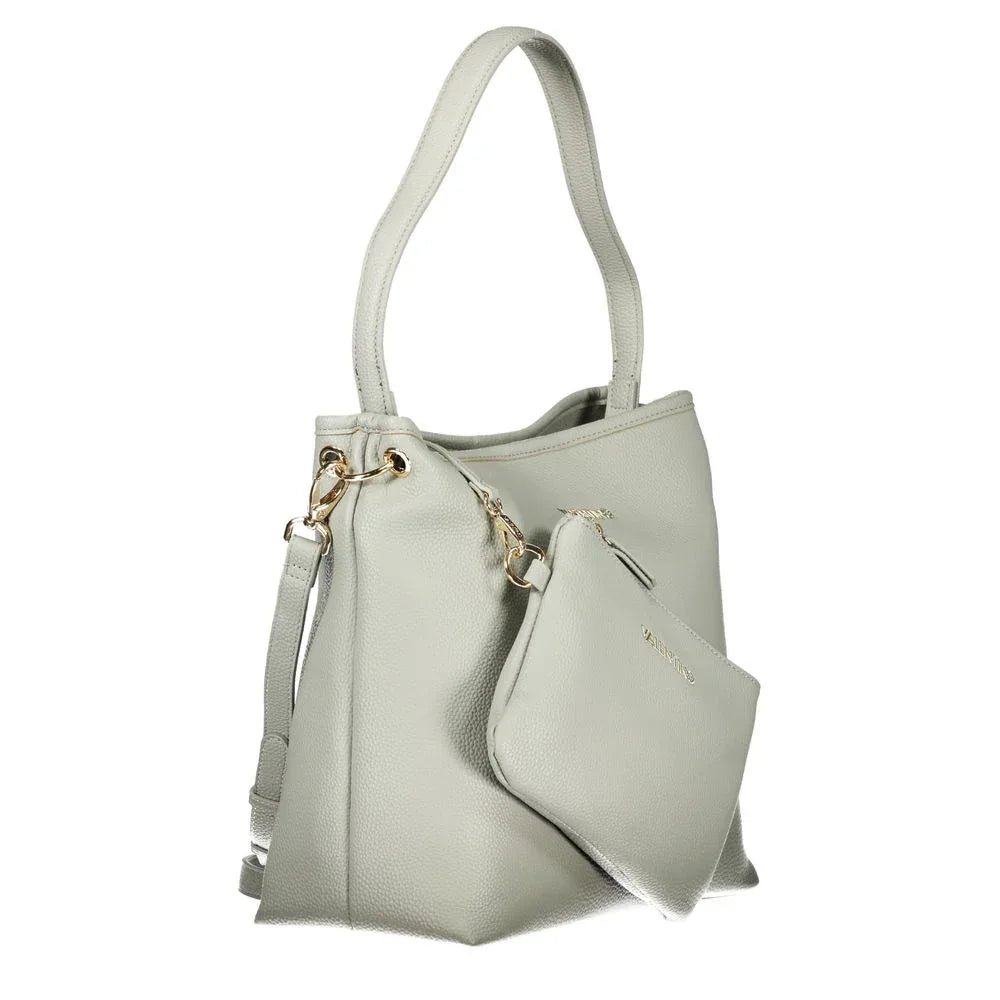 Mario Valentino Grigio Polyurethane Women Shoulder Bag - Zeiniez